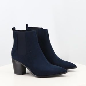 Navy Ankle Boots for Women